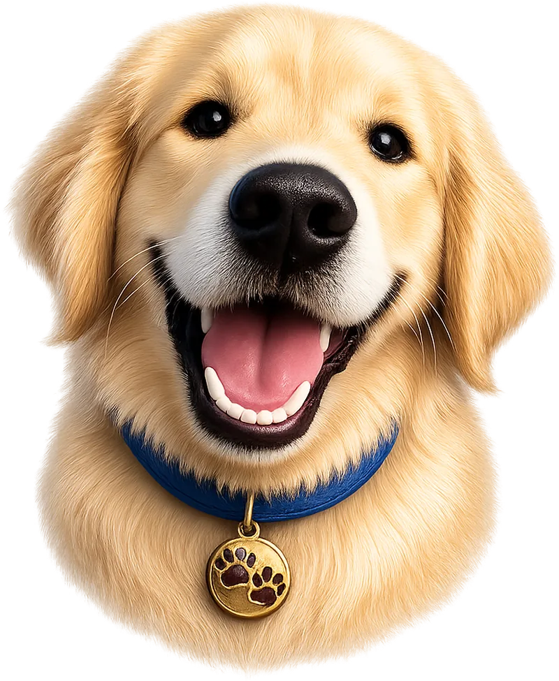 Dolly, the Golden Retriever behind Pooch Pal